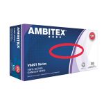 Ambitex® Vinyl Gloves Powder Free, Small, Clear